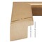 14x20 Picture Frame, Contemporary 1 Inch MDF Moulding, Wall Display Frame for Art, Posters, or Photos by wallsthatspeak